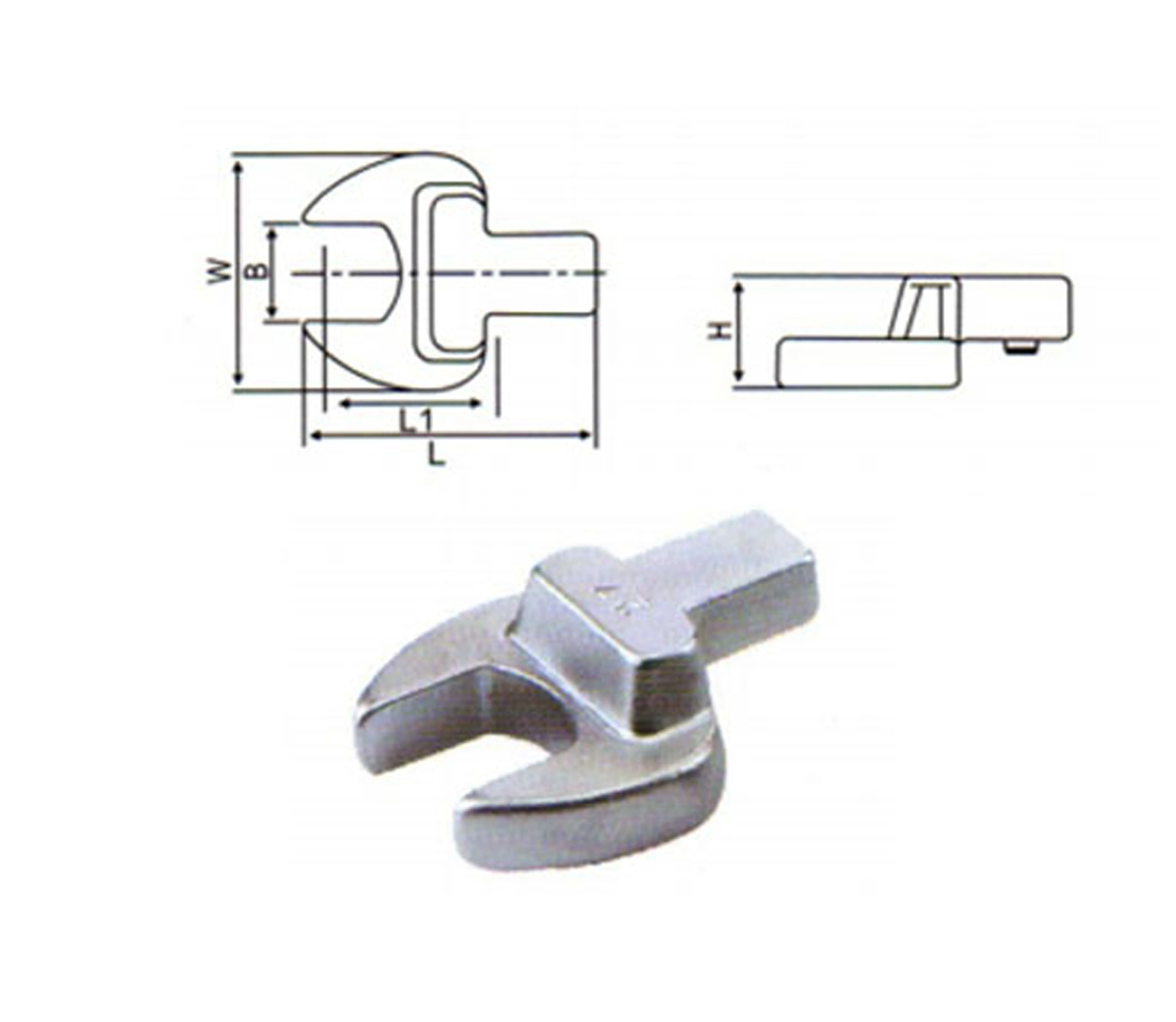 Interchangeable Open Ended Heads 